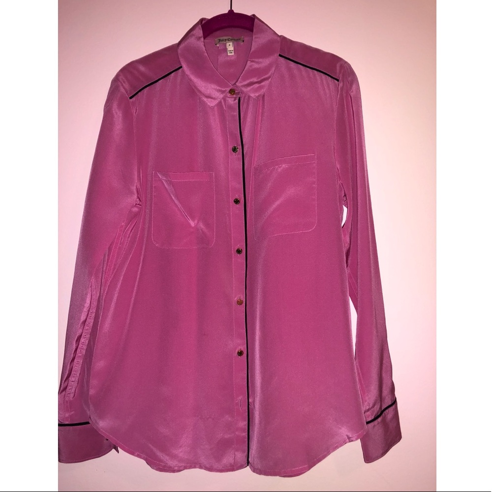 Juicy Couture Silk button up
